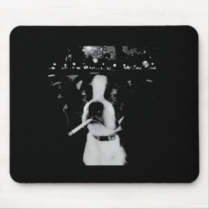 Tapis De Souris Mème de chien qui fume drôle