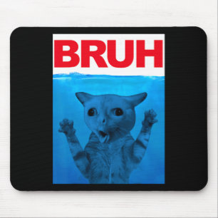 Tapis De Souris Mème drôle de salutation frère Bruh pour ados garç