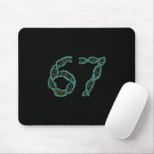 Tapis De Souris Mème drôle numéro 67 Réplication ADN Science moléc (Avec souris)