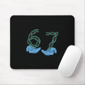 Tapis De Souris Mème drôle numéro 67 Réplication ADN Science moléc (Avec souris)