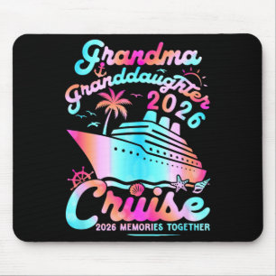Tapis De Souris Mémé Petite-fille Croisière 2026 Souvenirs Mères