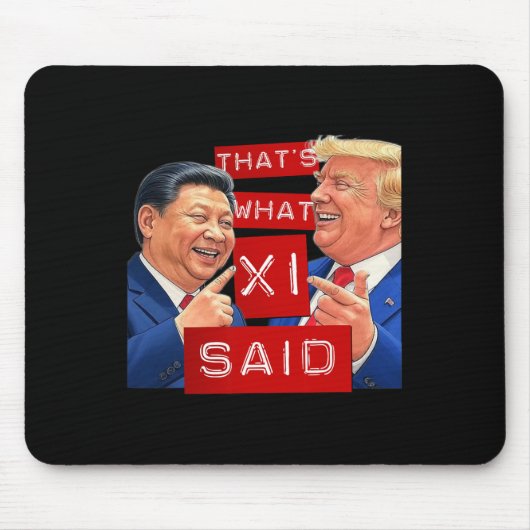 Tapis De Souris Mème Trump amusant (Devant)