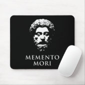 Tapis De Souris Memento Mori Avec Marcus Aurelius Head (Avec souris)