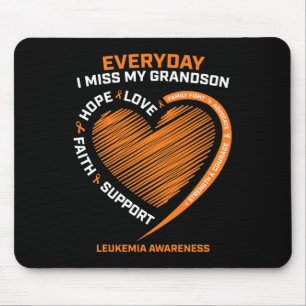 Tapis De Souris Mémoire D'Amour De Mon Petit-Fils Sensibilisation