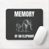 Tapis De Souris Mémoire d'un éléphant (Avec souris)