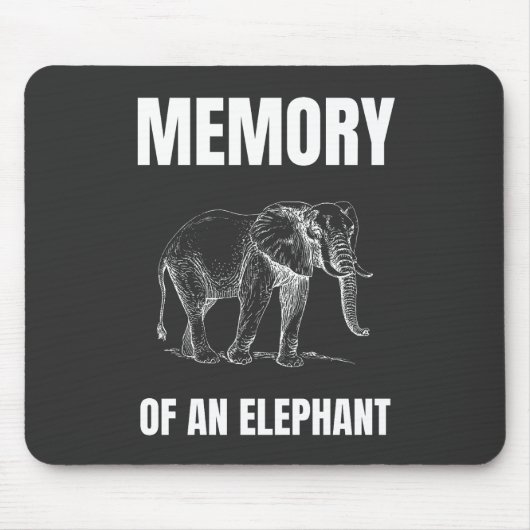 Tapis De Souris Mémoire d'un éléphant (Devant)