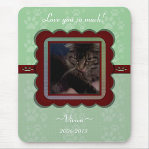 Tapis De Souris Mémorial personnalisé pour animaux de compagnie