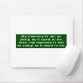 Tapis De Souris Memory Not Sharp (Avec souris)