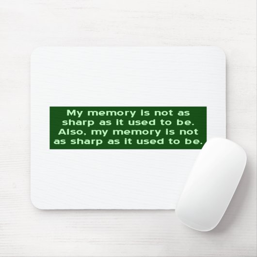 Tapis De Souris Memory Not Sharp (Avec souris)
