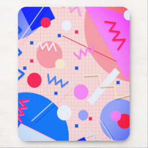 Tapis De Souris Memphis #82 Sangria