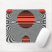 Tapis De Souris Memphis OpArt (Avec souris)