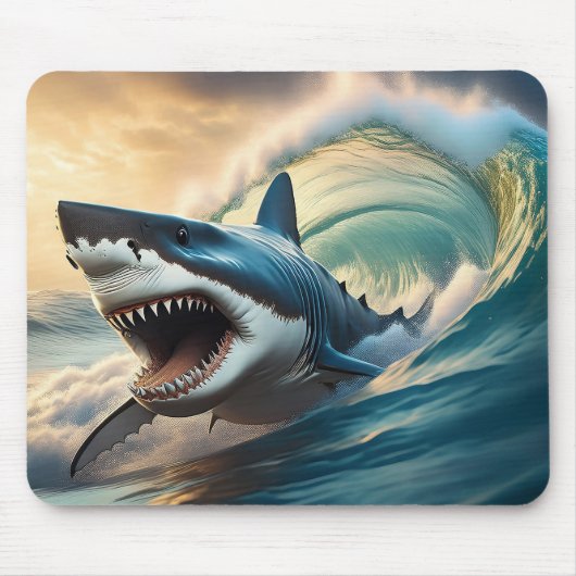 Tapis De Souris Menacer le requin (Devant)