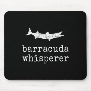 Tapis De Souris Meneur de Barracudas Drôle de pêche au Barracuda