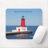 Tapis De Souris Menominee Nord Pierhead Light mousepad (Avec souris)