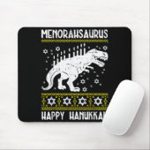 Tapis De Souris Menorahsaurus Happy Hanukkah Dino Chanukah Toddler (Avec souris)