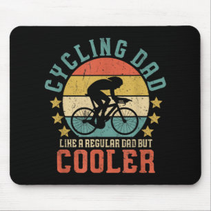 Tapis De Souris Mens Cyclisme Papa Vélo Rider & Cycliste Fête des