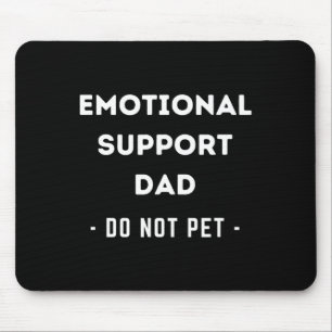 Tapis De Souris Mens Funny Support Émotionnel Papa Chien Propriéta