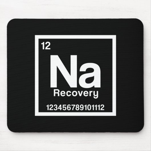 Tapis De Souris Mens na element narcotics anonymous recovery sober (Devant)