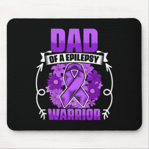 Tapis De Souris Mens Papa Of Epilepsy Warrior Epilepsy Survivor Ep