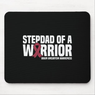 Tapis De Souris Mens Stepdad d'un guerrier Cerveau Aneurysme sensi