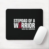 Tapis De Souris Mens Stepdad d'un guerrier Sensibilisation aux cel (Avec souris)