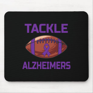 Tapis De Souris Mens Tacker Alzheimers Fight End Support Wear Purp