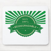 Tapis De Souris Mensaje Soy 100% Biodégradable (Devant)