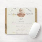 Tapis De Souris Menu à prince von Bismarcks (Avec souris)