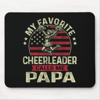 Tapis De Souris Menueuse de pom-pom girls préférée appelle Papa Ch