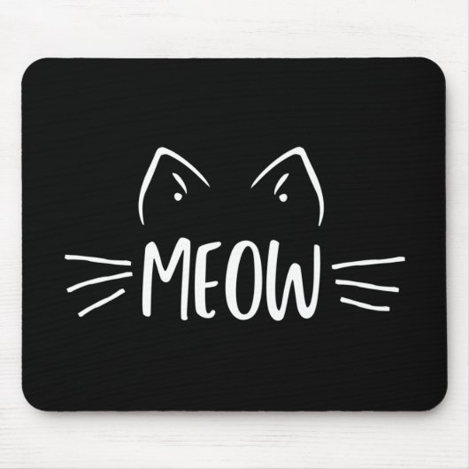 Tapis De Souris Meow Cat (Devant)