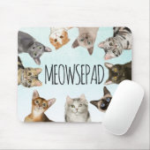 Tapis De Souris Meowsepad | Drôle Amoureux des chats (Avec souris)