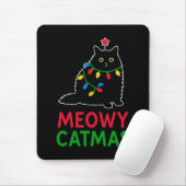 Tapis De Souris Meowy Noël (Avec souris)