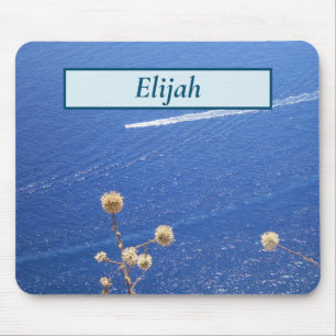 Tapis De Souris Mer bleue grecque