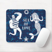 Tapis De Souris Mer d'affiche d'amour (Avec souris)