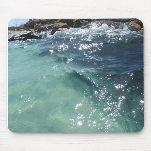 Tapis De Souris Mer en cristal (Devant)