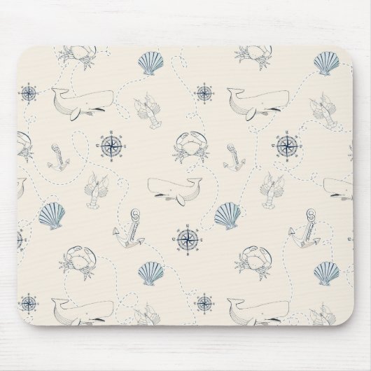 Tapis De Souris Mer marine (Devant)