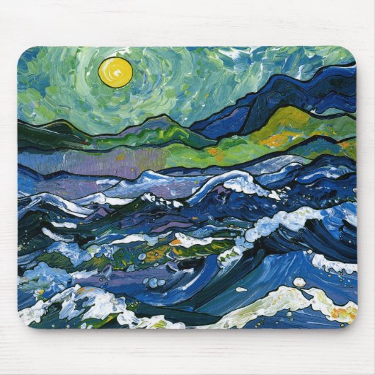 Tapis De Souris Mer orageuse (Devant)