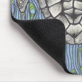 Tapis De Souris Mer Tutle sur le bleu (Coin)