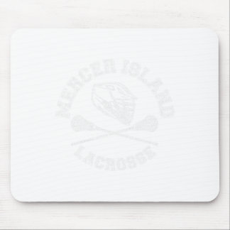 Tapis De Souris Mercer Island Lacrosse Vintage Distressed Retro La