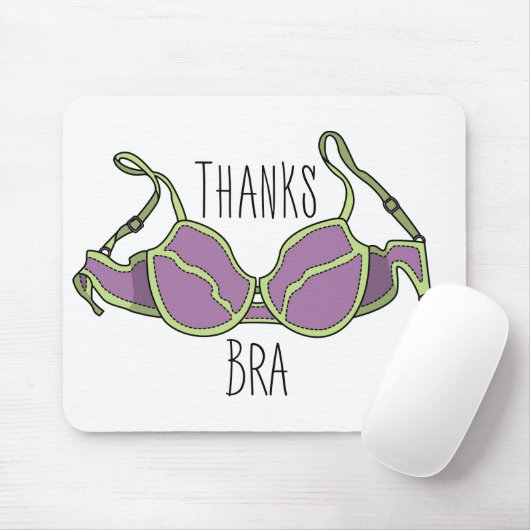 Tapis De Souris Merci Bra (Avec souris)