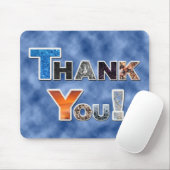 Tapis De Souris Merci coloré Mousepad (Avec souris)