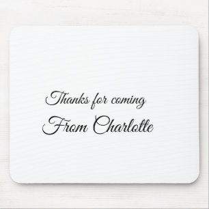 Tapis De Souris merci de venir ajouter un message texte