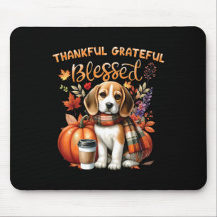 Tapis De Souris Merci gracieux Beagle Chien Heureux Chute Y'