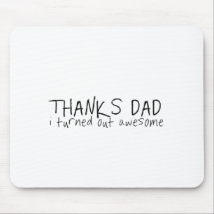 Tapis De Souris Merci papa... Fête des pères cadeau