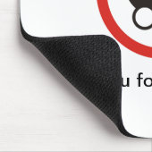 Tapis De Souris Merci pour pas le mousepad d'élevage (Coin)