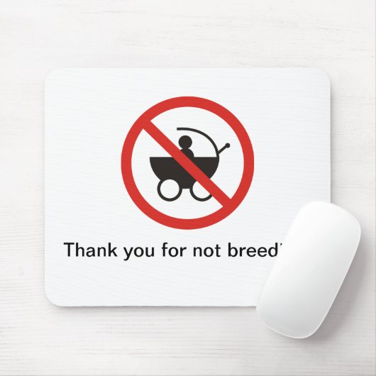 Tapis De Souris Merci pour pas le mousepad d'élevage (Avec souris)