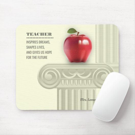 Tapis De Souris Merci, professeur. Don de devis d'enseignement (Avec souris)