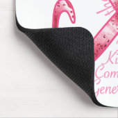 Tapis De Souris Merci rose de ruban (Coin)
