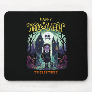 Tapis De Souris Mercredi Costume Halloween Pour Enfants Et Pa