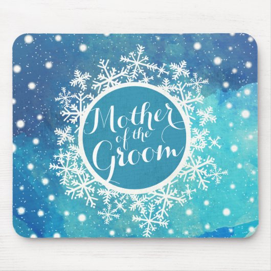 Tapis De Souris Mère de la chambre Mariage d'hiver | Mousepad (Devant)